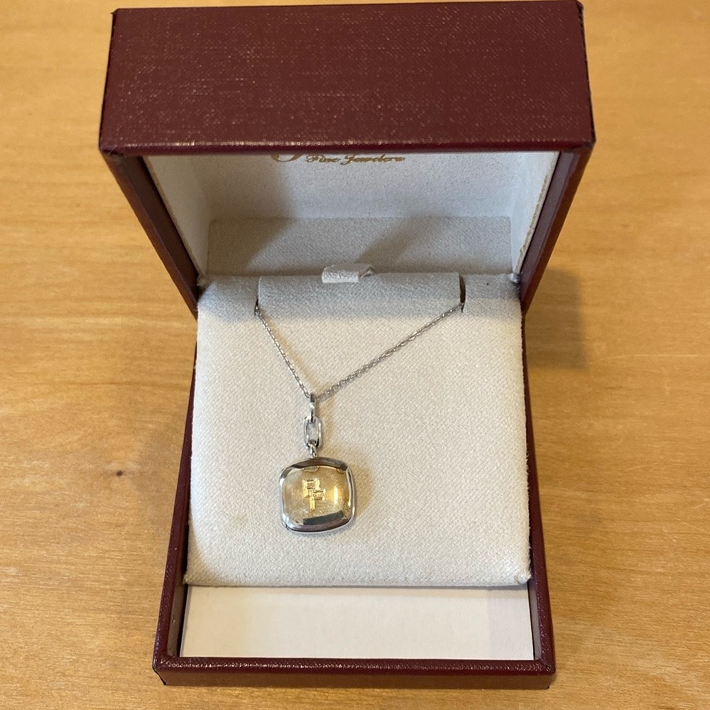 Monogrammed Sterling Silver Monica Rich Kosann Locket